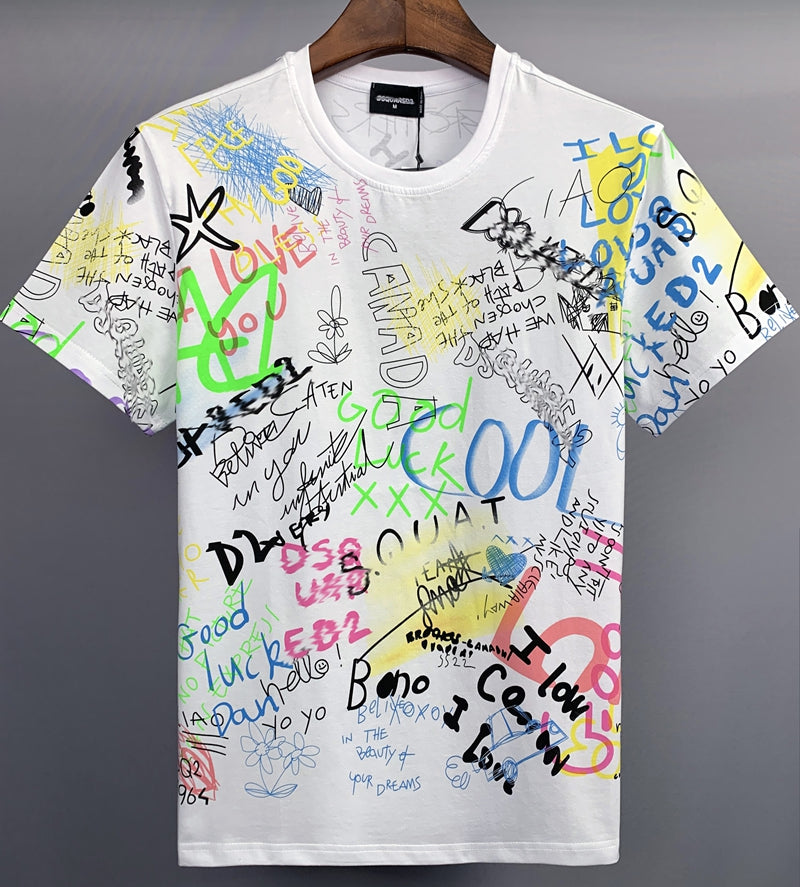 DSQ2 New Men's Short Sleeve T-Shirt